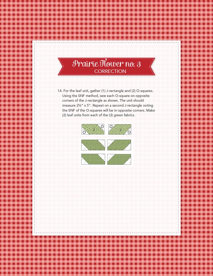 Riley Blake Pattern Corrections Riley Blake Pattern Corrections